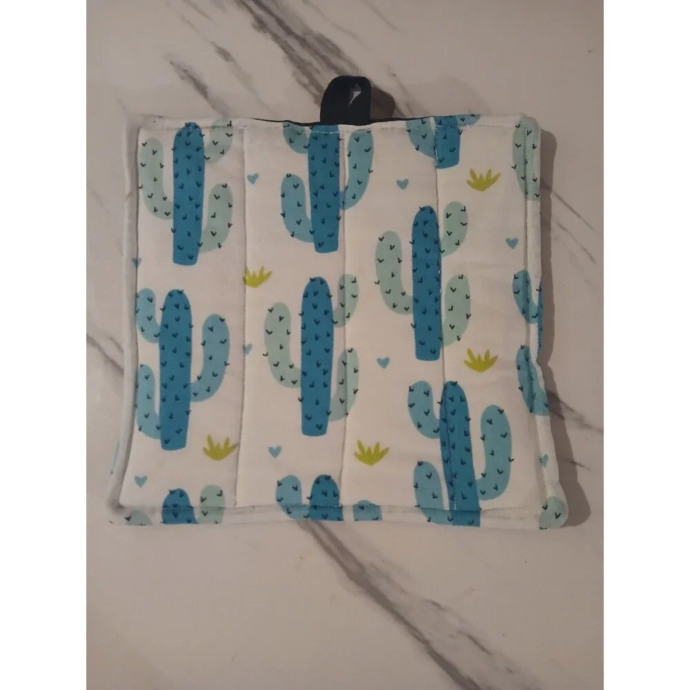 Handmade Cactus Potholder Skillet Holder Set Boho Holiday Gift